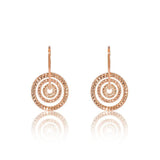 CiCi Collection Conchiglia Earrings Rose-Gold
