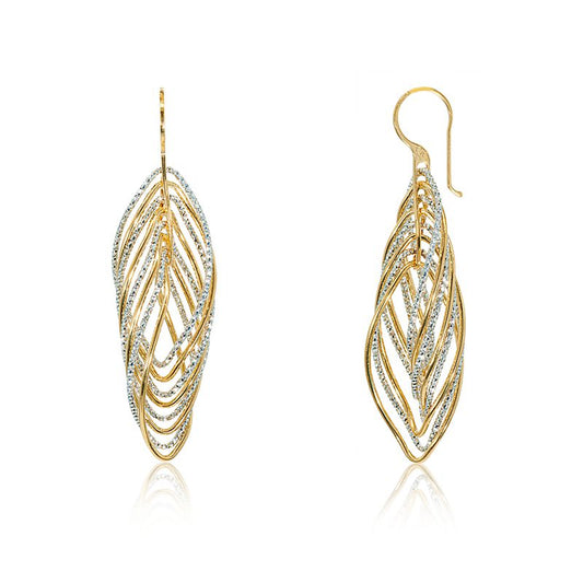 CiCi Collection Cristallina Earrings Gold & Silver
