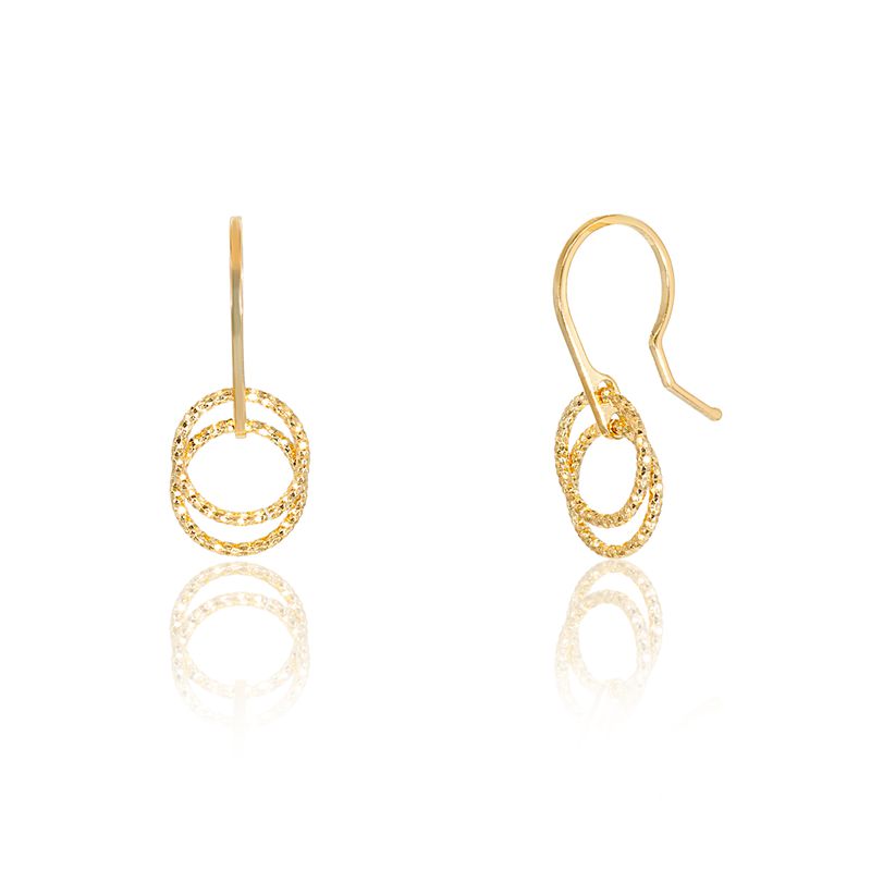 CiCi Collection Doppio Anilli Earrings Gold