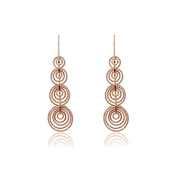 CiCi Collection Dreams Earrings Rose-Gold