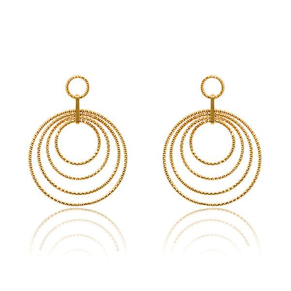 CiCi Collection Echoes Earrings Gold