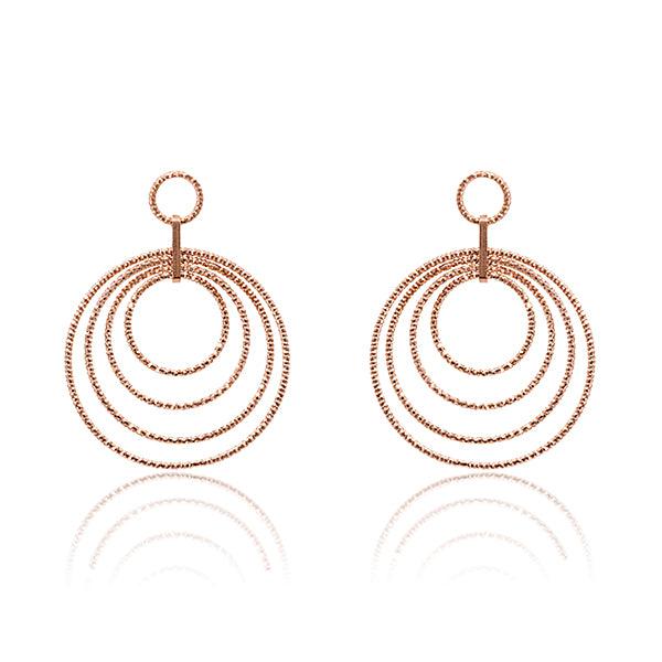 CiCi Collection Echoes Earrings Rose-Gold
