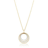 CiCi Collection Luna Pendant Silver & Gold