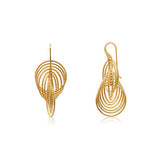 CiCi Collection Maxi Infinity Earrings Gold