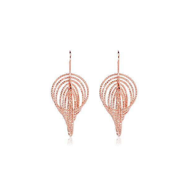 CiCi Collection Maxi Infinity Earrings Rose Gold