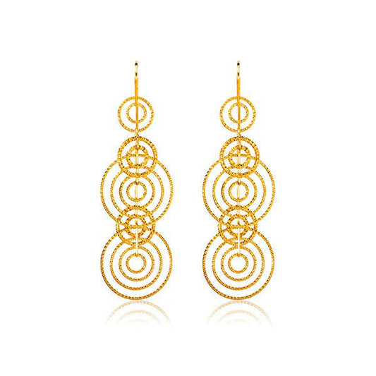CiCi Collection Medaglione Earrings Gold