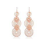 CiCi Collection Medaglione Earrings Rose-Gold