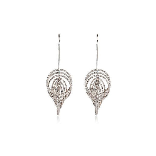 CiCi Collection Midi Infinity Earrings Silver