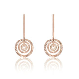 CiCi Collection Mini Conchiglia Earrings Rose-Gold