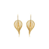 CiCi Collection Mini Infinity Earrings Gold