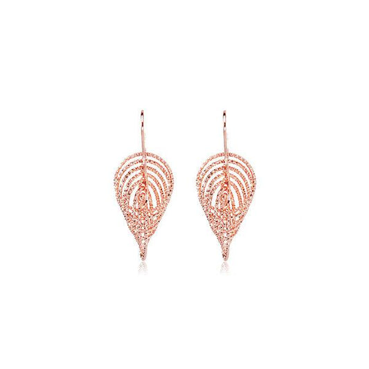 CiCi Collection Mini Infinity Earrings Rose Gold