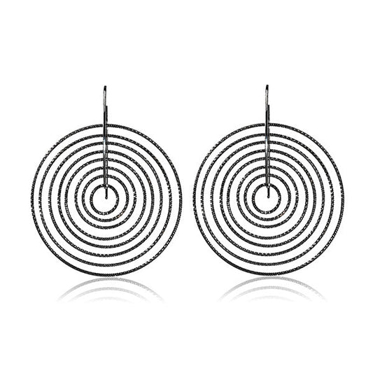 CiCi Collection Sol Earrings Black Rhodium