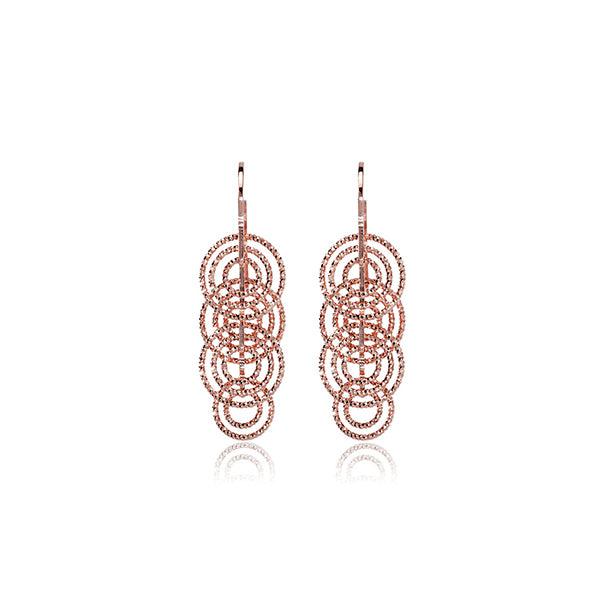 CiCi Collection Stella Earrings Rose-Gold