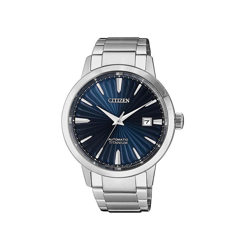 Citizen Automatic S.Titanium Blue Dial Watch
