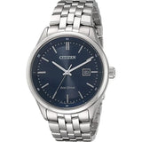 Citizen Eco-Drive Blue Dial Date Dress Watch