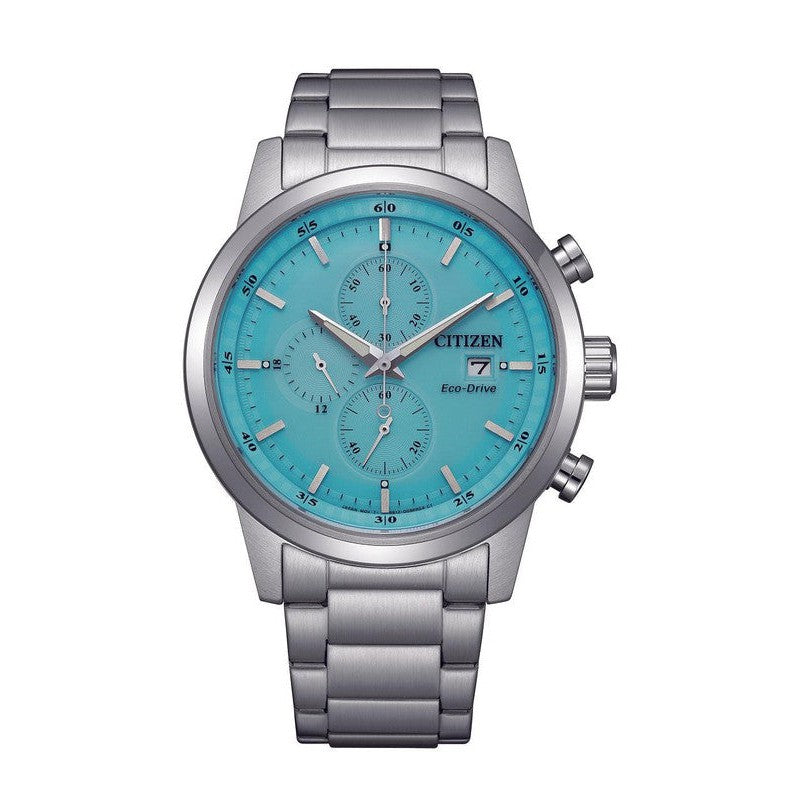 Citizen Eco-Drive Chronograph Blue Dial Watch