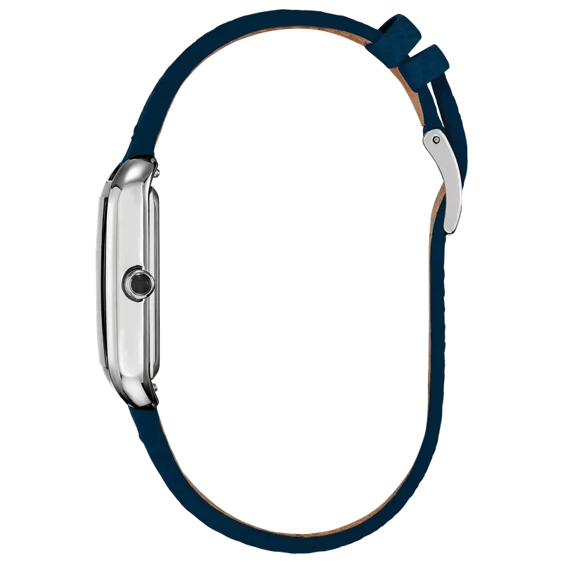 Citizen Eco-Drive Women's Classic Blue Dial Leather Strap Watch