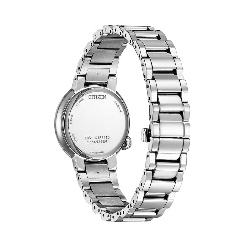 Citizen Eco-drive Ladies Mother of Pearl Stainless Steel
