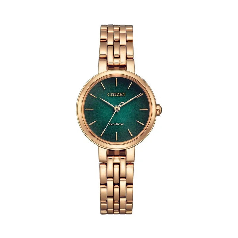 Citizen Eco-drive Ladies Rose Gold Dress Watch