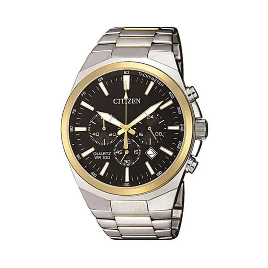 Citizen Gents Quartz Black Dial Chronograph Watch