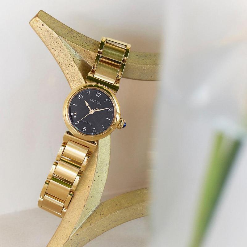 Citizen L May Bells Mini Quartz Watch Black Dial