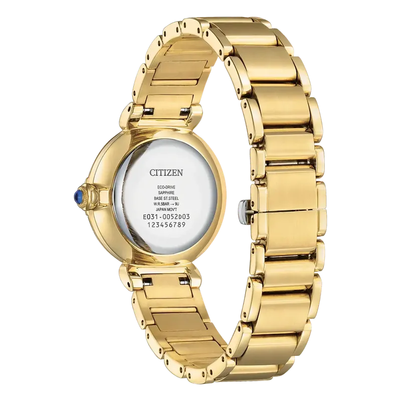 Citizen L May Bells Quartz Watch White Mother-of-Pearl Dial