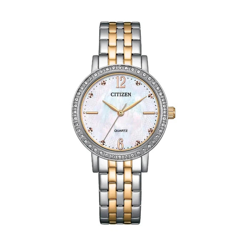 Citizen Ladies Quartz Two-Tone MOP Dial Watch