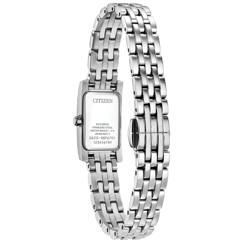 Citizen Petite Palidoro Women's Pink Dial Eco-Drive Stainless Steel Watch