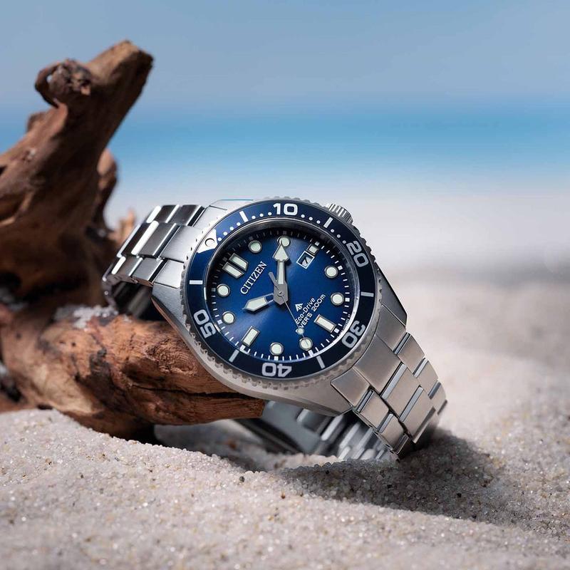 Citizen Promaster Eco-Drive 200M Diver Men's Stainless Steel Blue Dial Watch