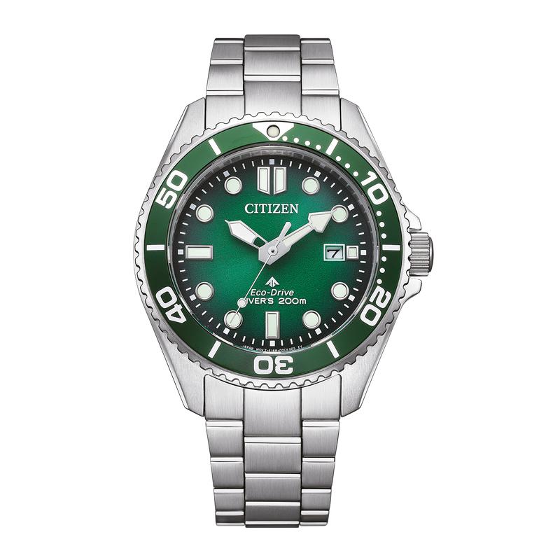 Citizen Promaster Eco-Drive Diver Green Dial Watch