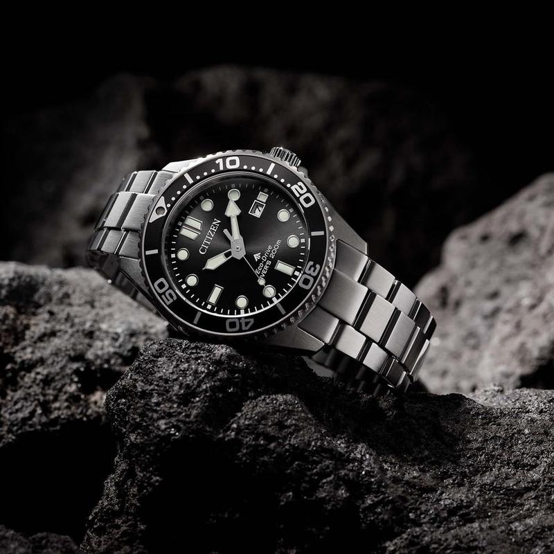 Citizen Promaster Eco-Drive Diver Solar Stainless Steel Men's Dive Watch