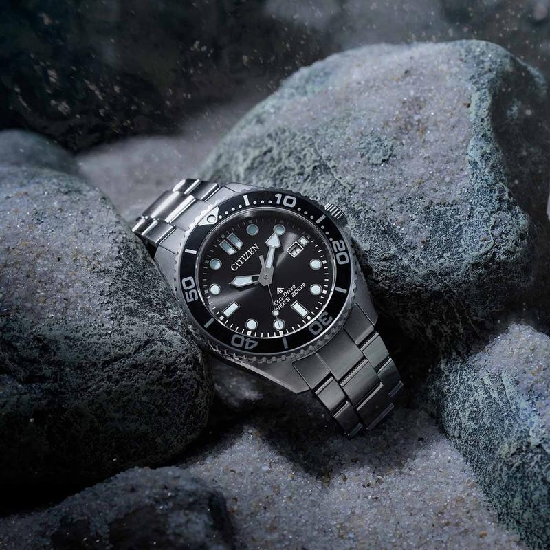 Citizen Promaster Eco-Drive Diver Solar Stainless Steel Men's Dive Watch