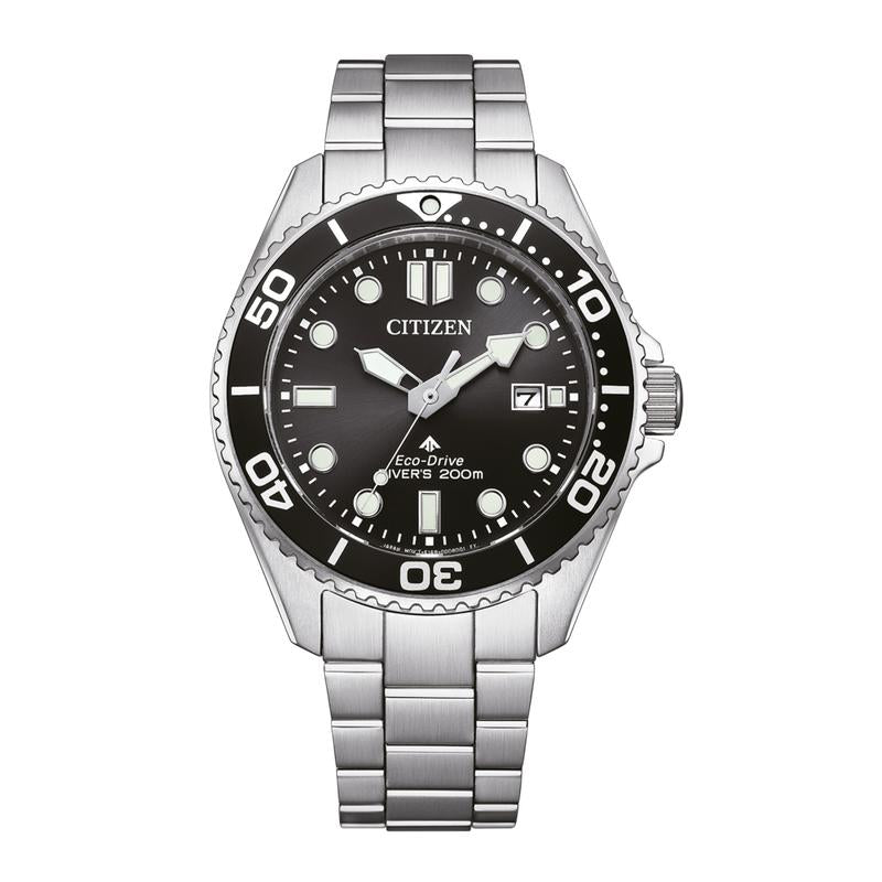 Citizen Promaster Eco-Drive Diver Solar Stainless Steel Men's Dive Wat