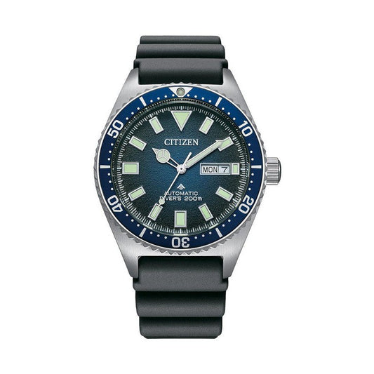 Citizen Promaster Eco-Drive Gents Automatic Diver's Blue Dial NY0129-07L