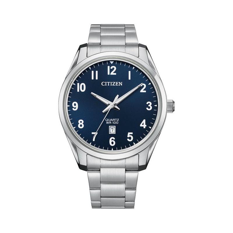 Citizen Silver Quartz Midnight Blue Dial Watch