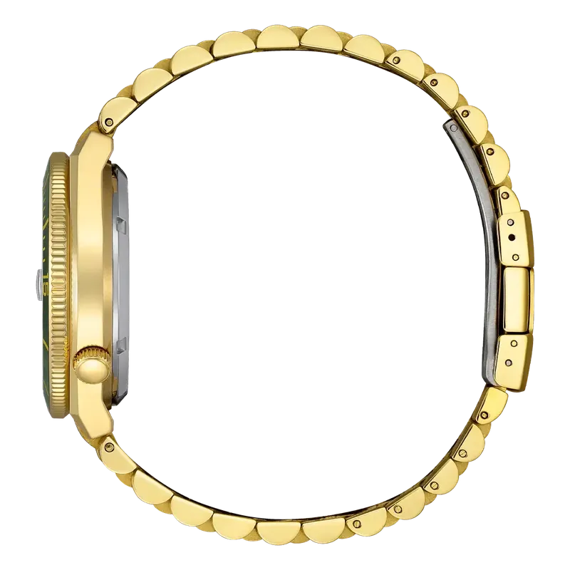 Citizen TSUYOSA Shore Automatic Gold-Tone Stainless Steel Green Dial