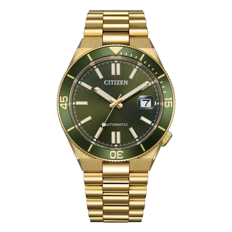 Citizen TSUYOSA Shore Automatic Gold-Tone Stainless Steel Green Dial