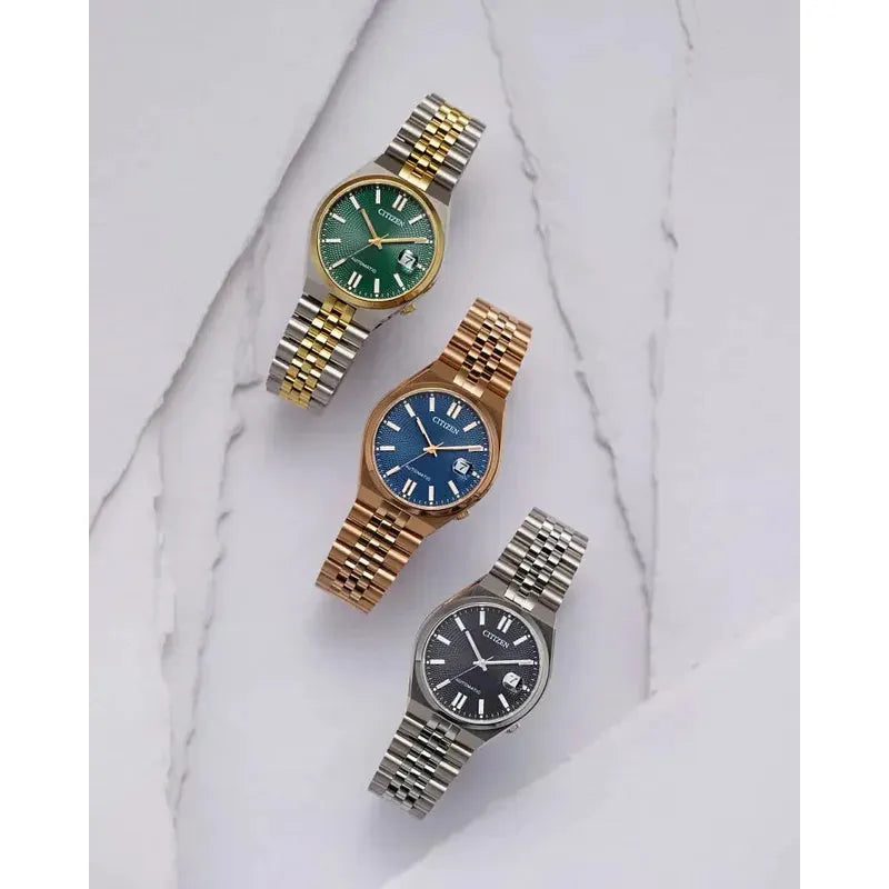 Citizen Tsuyosa 60 Green Dial Automatic Stainless-Steel Men's Watch