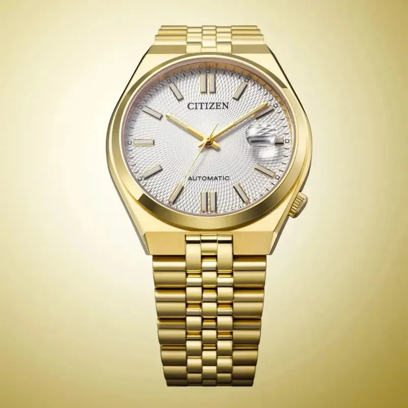 Citizen Tsuyosa 60 Men's Stainless Steel Silver Dial Watch