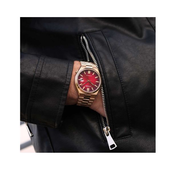 Citizen Tsuyosa Gents Automatic Red Dial Watch