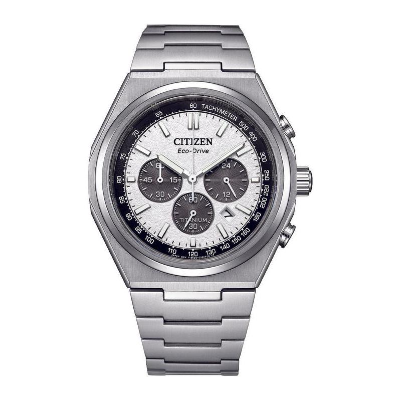 Citizen Zenshin Chrono Collection Silver Dial Watch CA4610-85A