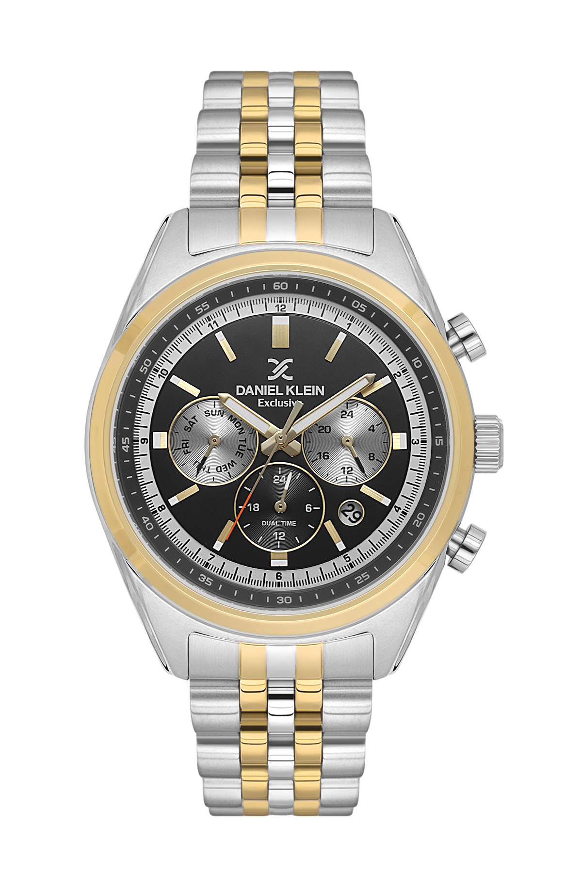 Daniel Klein Exclusive Men’s Two-Tone Stainless Steel Multi-Function Watch