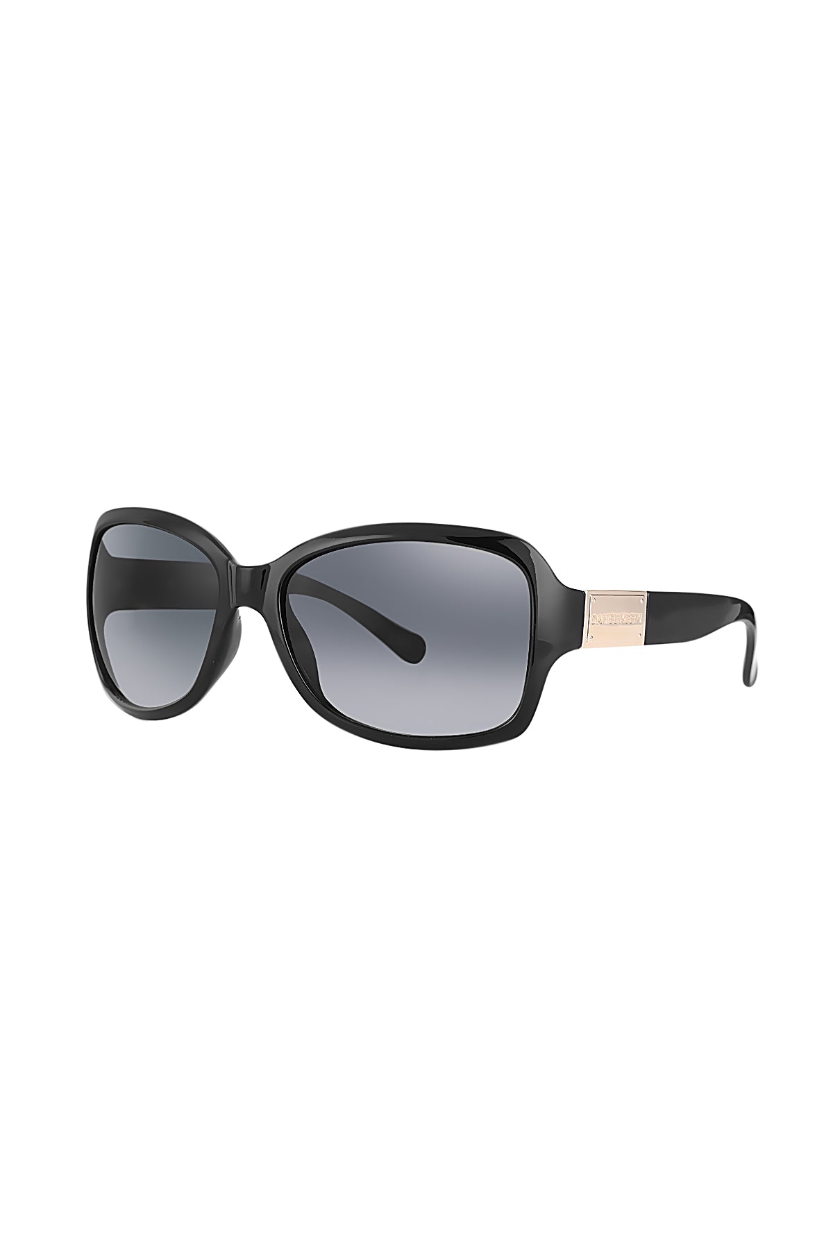 Daniel Klein Black Oversized Square Sunglasses