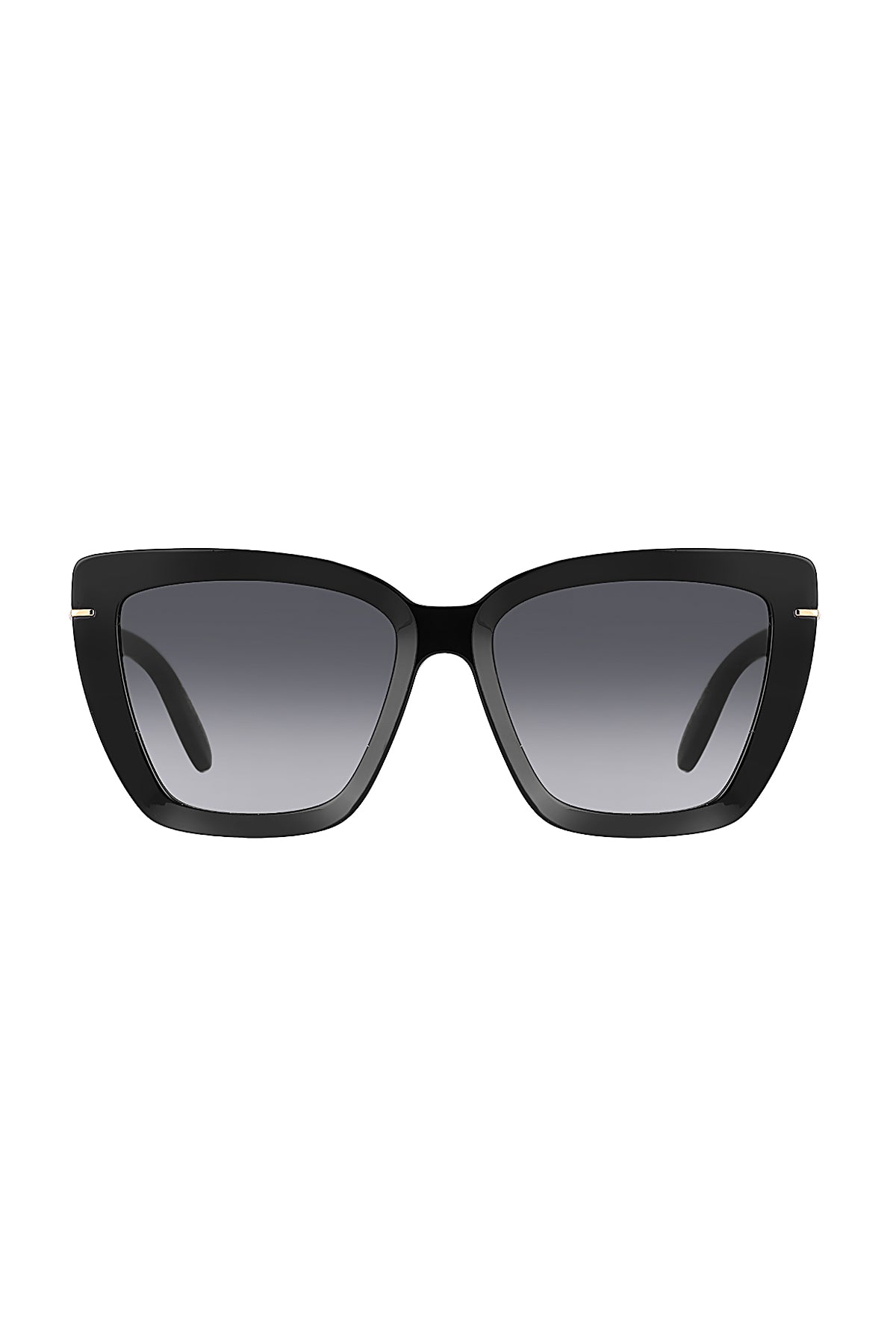 Daniel Klein Women’s Black Oversized Square Sunglasses with Grey Lenses