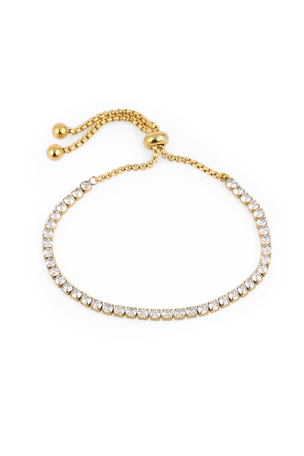Daniel Klein Women's Stainless Steel Bracelet with Stones
