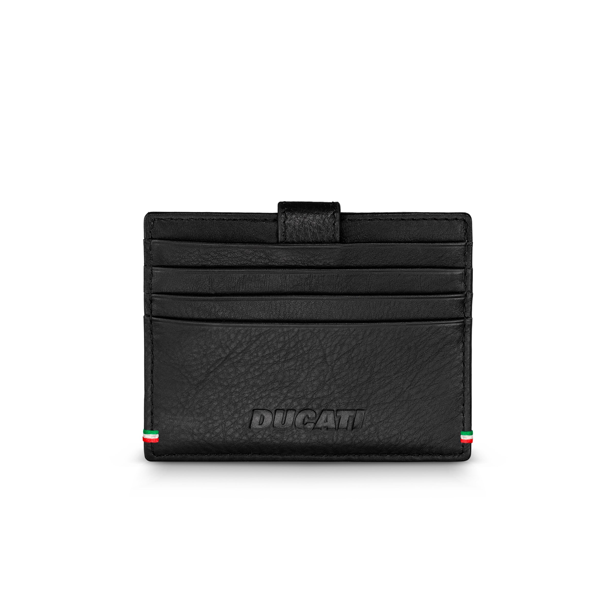 Ducati Black Leather Card Case