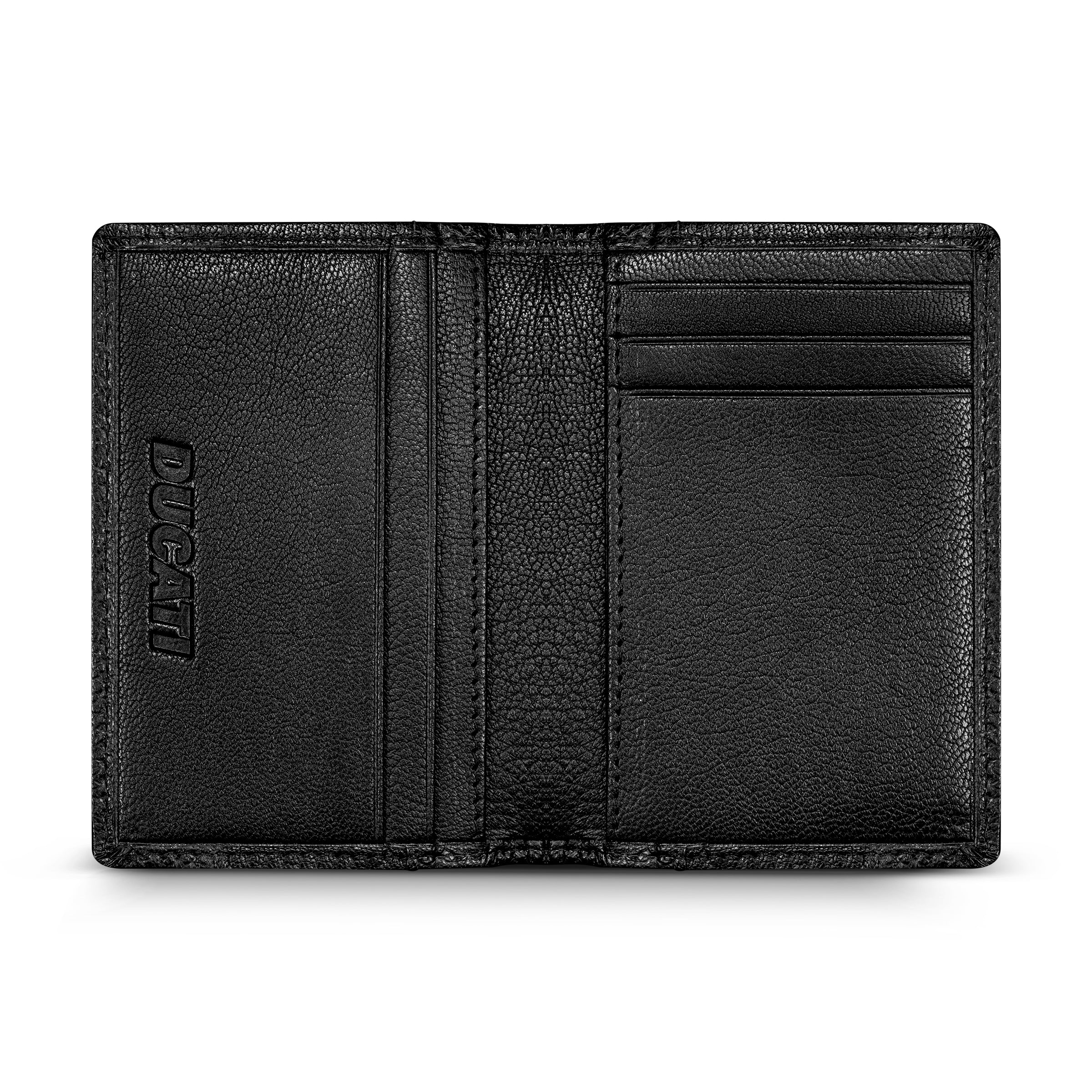 Ducati Formal Black Leather Card Case