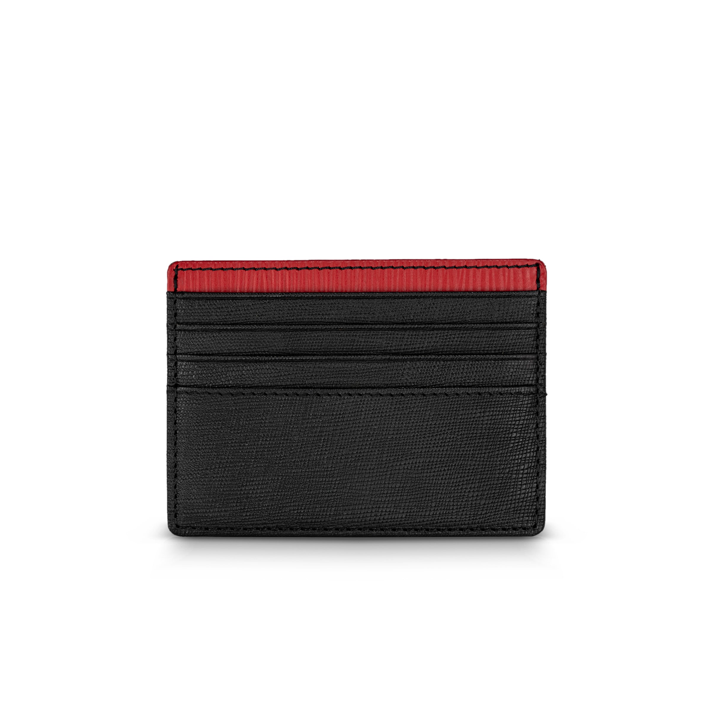 Ducati Rocco Black Leather Card Case