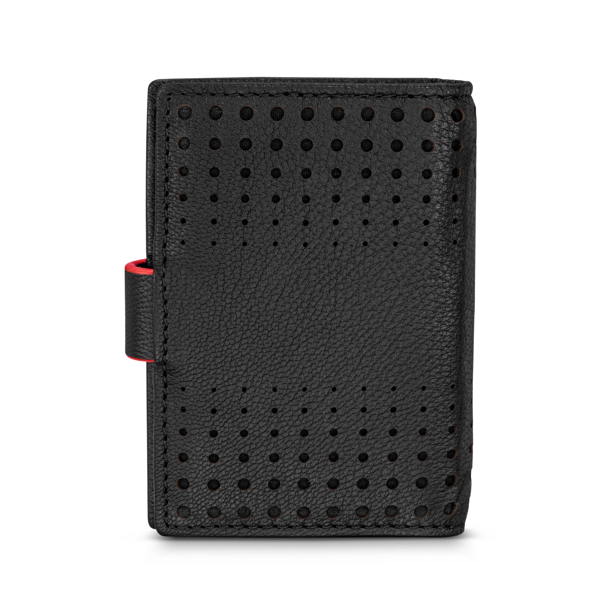 Ducati Cerrada Black Leather Card Case