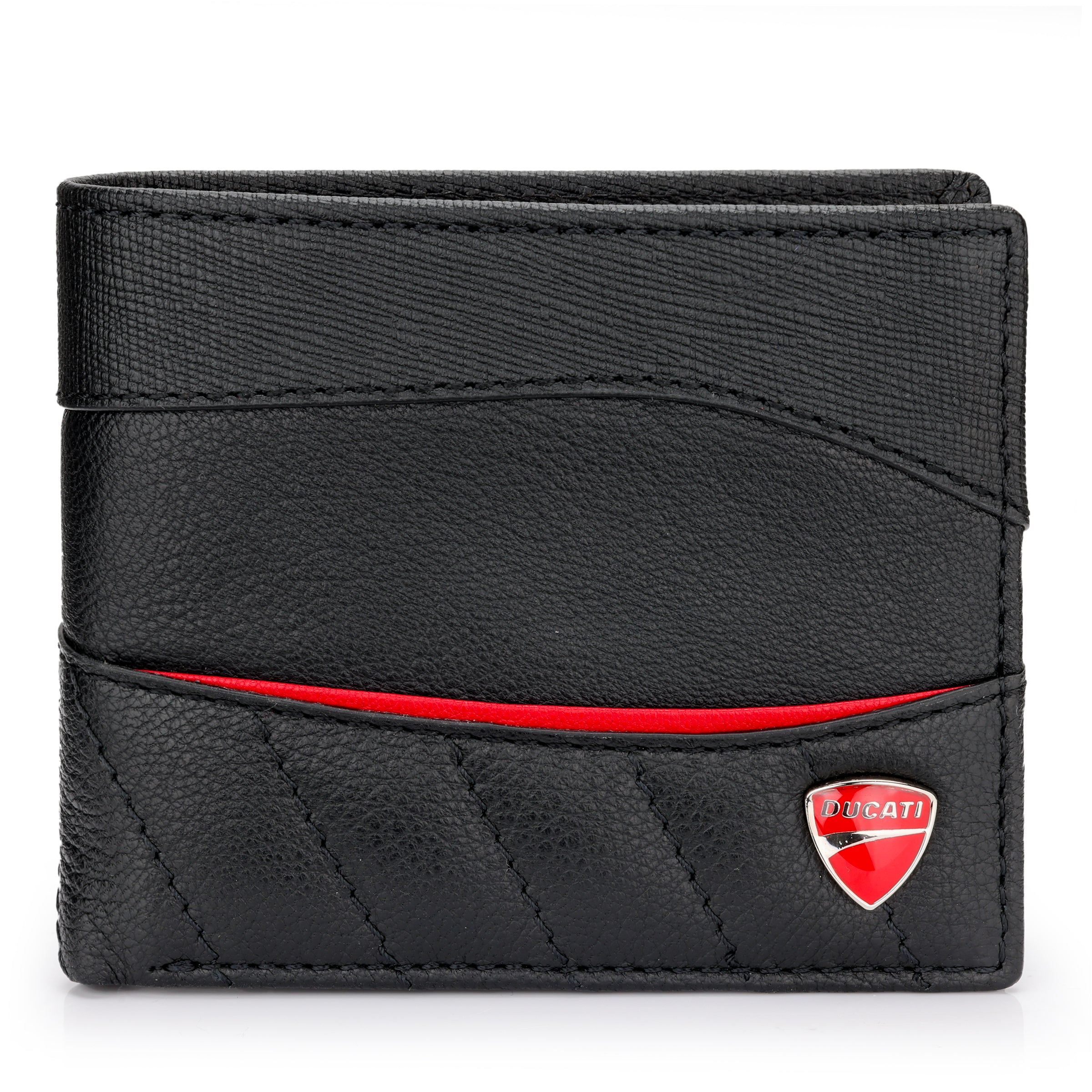 Ducati Enzo Black Leather Wallet